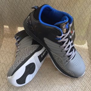 AND1 Capital 4.0 Shoes Grey Black size 10.5 NWT